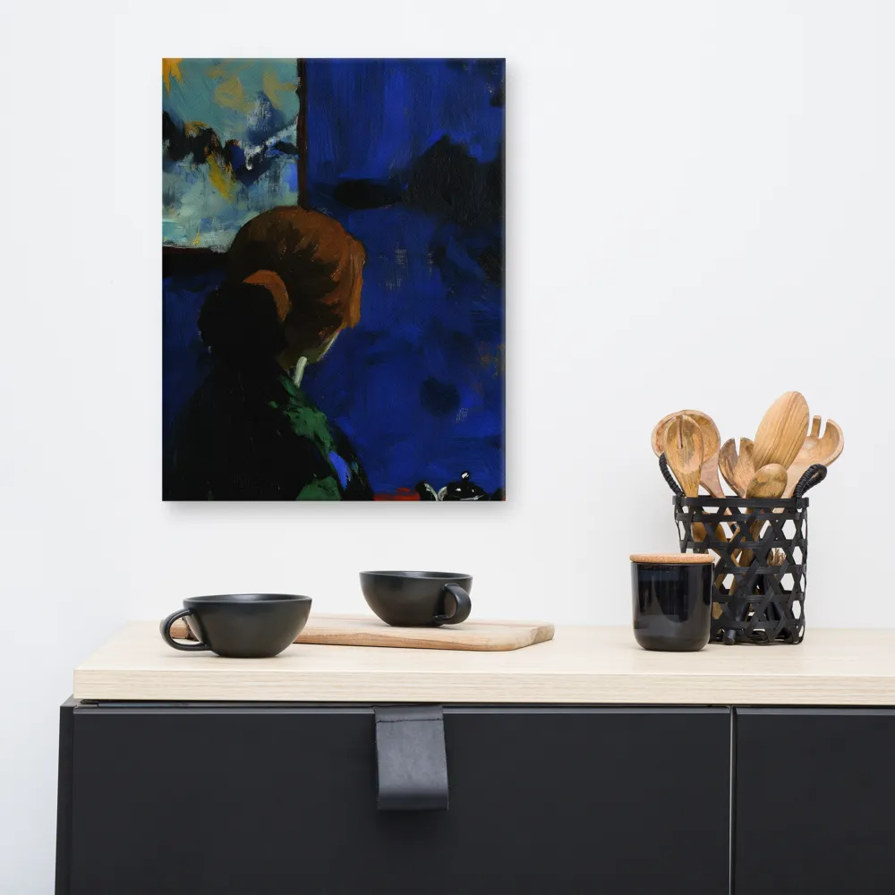 Contemplation Under the Night Sky | Canvas | 16″×20″