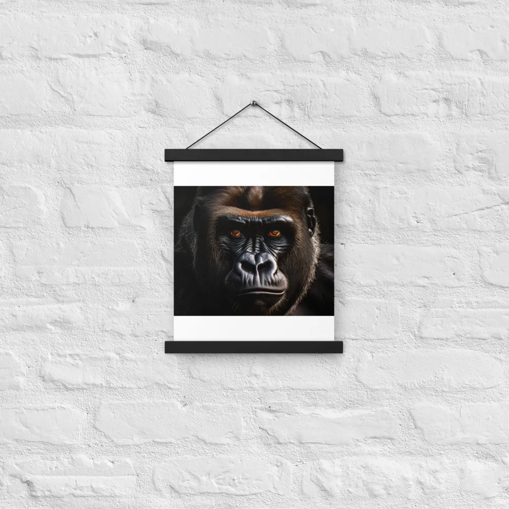 Majestic Gaze | Poster With Black Wood Hanger | 11″×14″