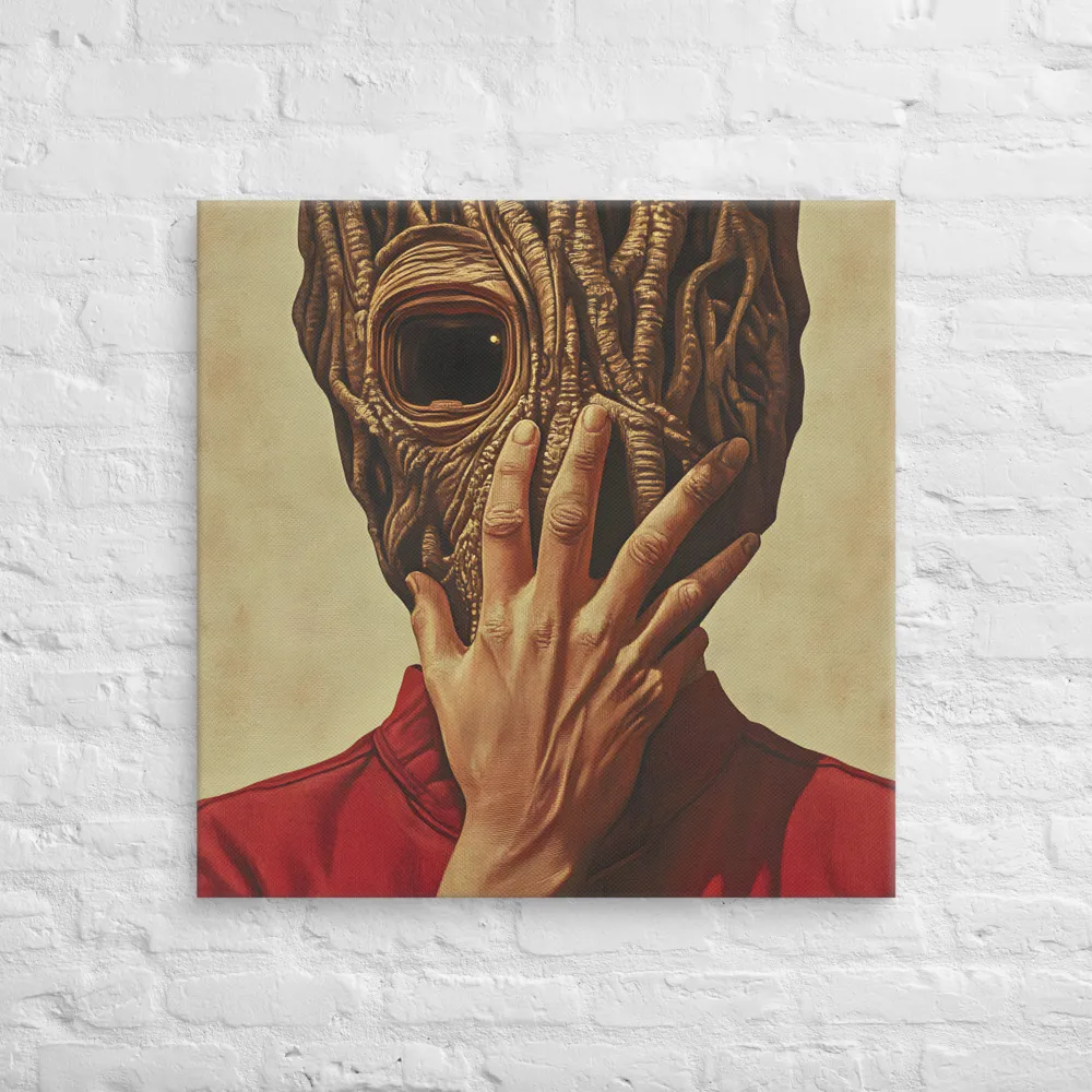 The Mask of Roots | Canvas | 30″×30″