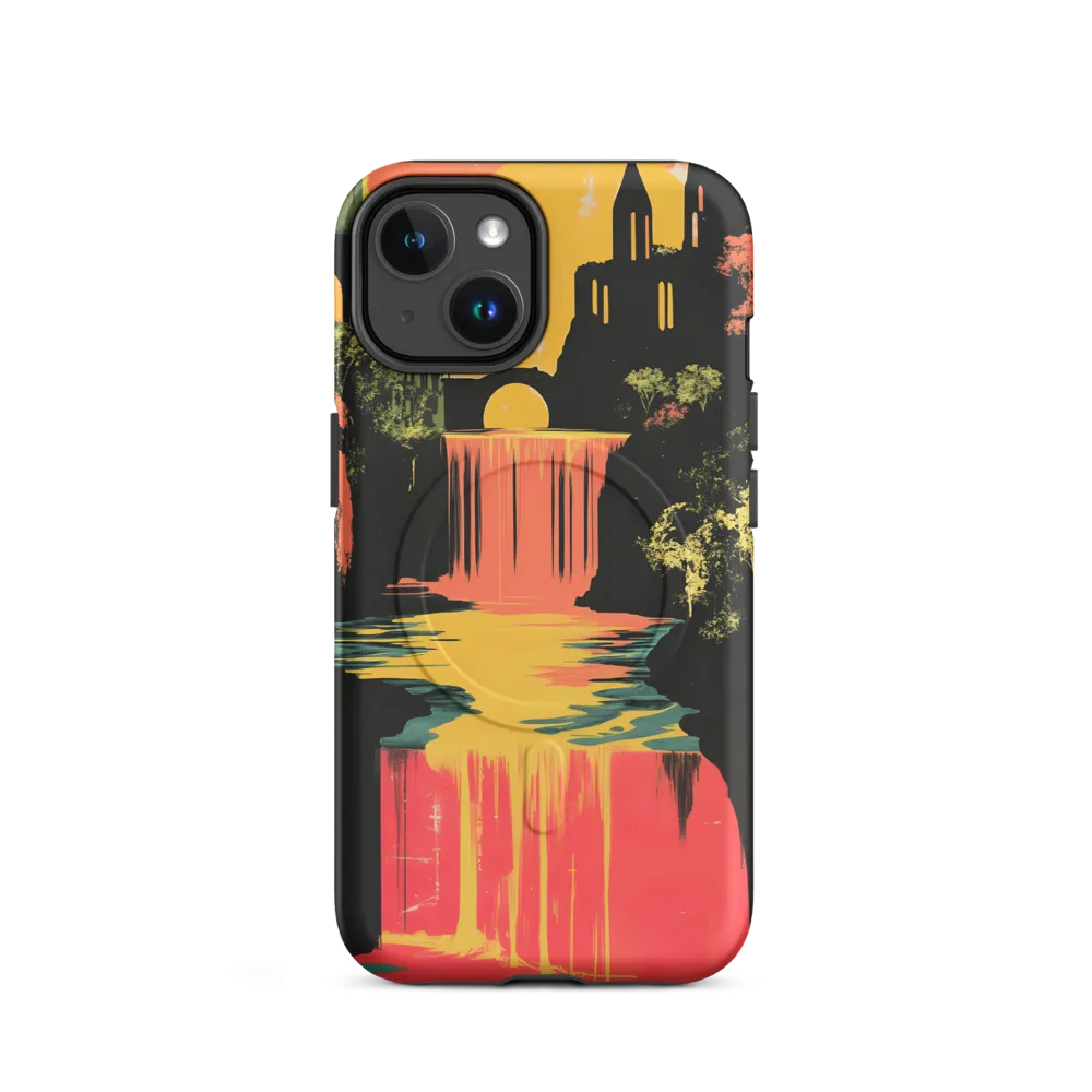Elysian Echoes: A Surreal Reflections | Phone Case |  14 | MagSafe® Tough Case | Matte