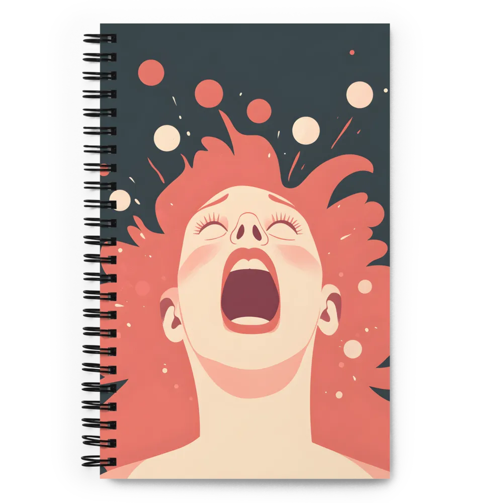 The Echo of Anguish | Spiral Notebook