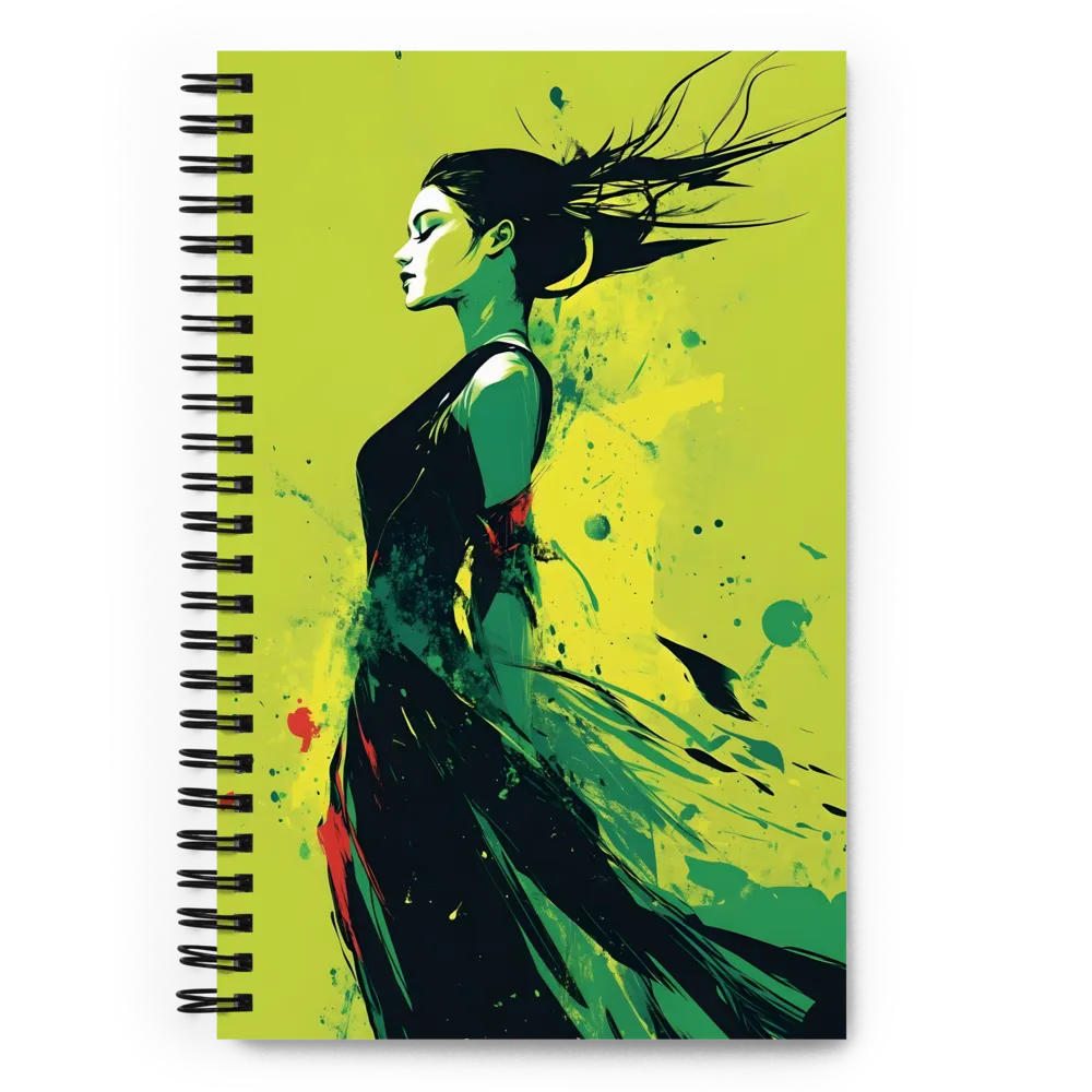 Ethereal Motion | Spiral Notebook