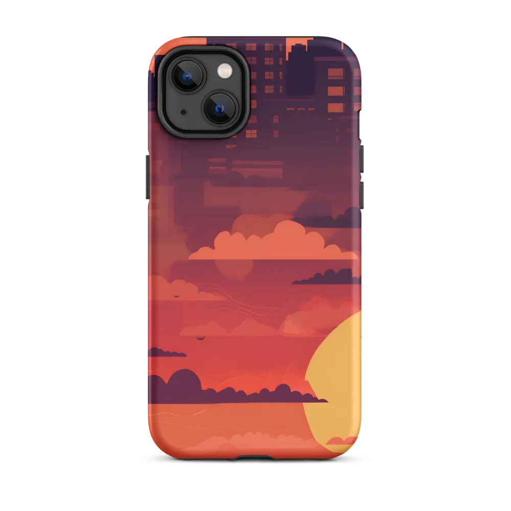 Urban Dusk: A Symphony of Cityscapes | Phone Case |  14 Plus | Tough Case | Matte