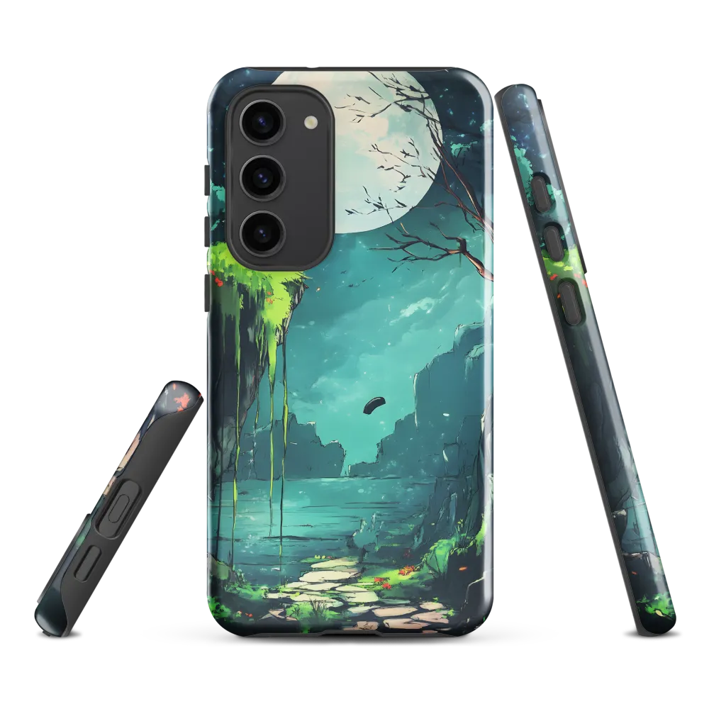 Moonlit Serenity: A Fantastical Landscape