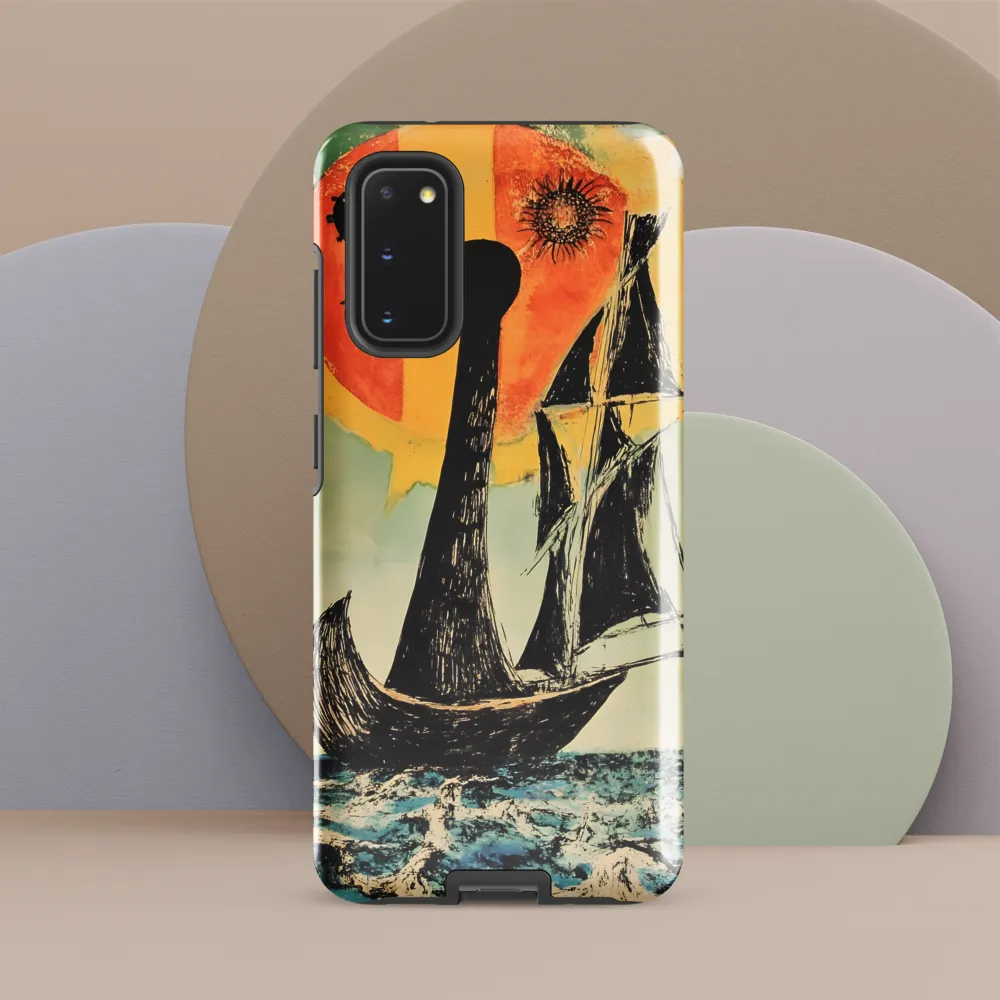 Sailing into the Surreal | Phone Case |  S20 | Tough Case | Glossy