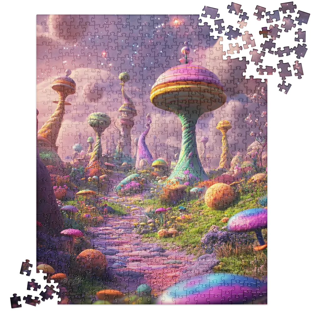 Whimsical Worlds: A Journey Through Fantasy | Jigsaw Puzzle | 520 pieces