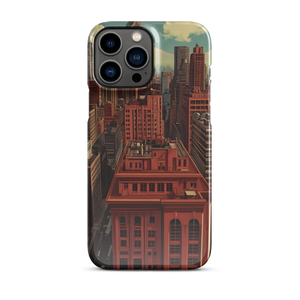 Urban Reverie: A Journey Through the City | Phone Case |  13 Pro Max | Snap Case | Glossy