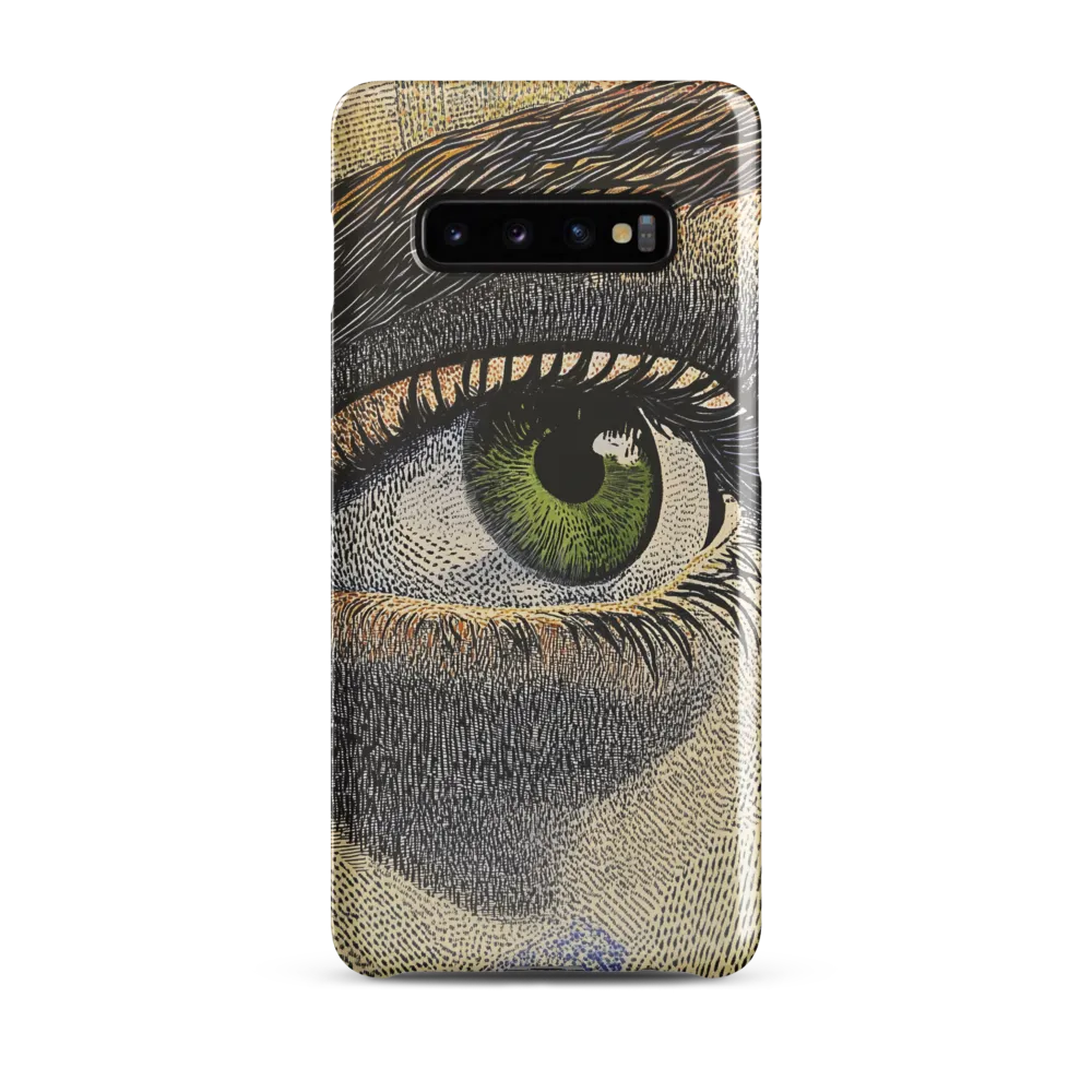 Intrigue in Green | Phone Case |  S10 Plus | Snap Case | Glossy