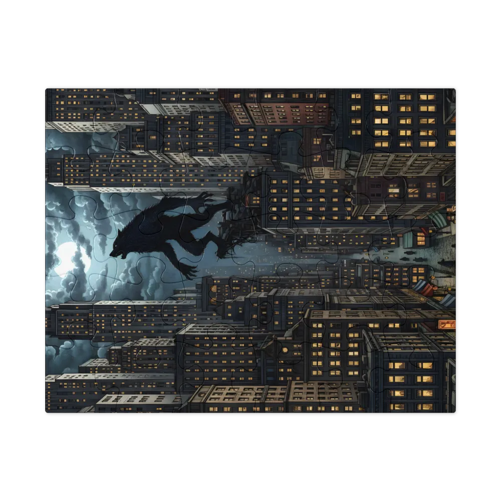 Midnight Howl 
 Jigsaw Puzzle in Tin Box