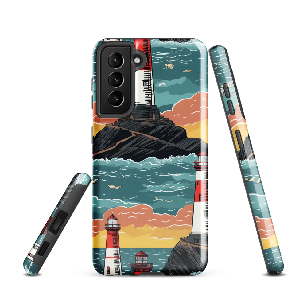 Lighthouses in a Whimsical Ocean