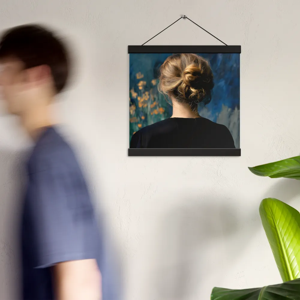 Whispers of Tranquility | Poster With Black Wood Hanger | 12″×12″