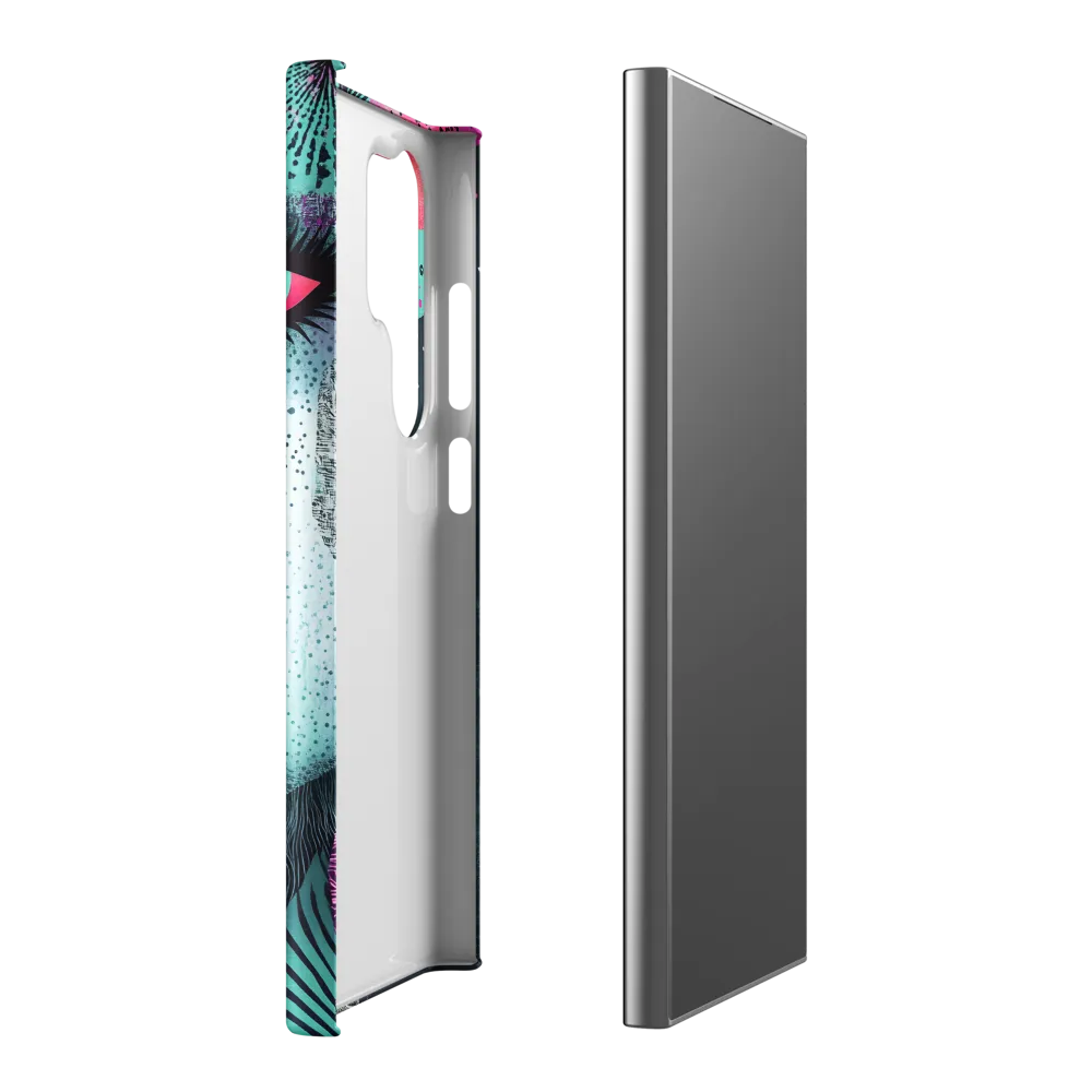 Mystical Beauty in Blue and Pink | Phone Case |  S24 Ultra | Snap Case | Matte