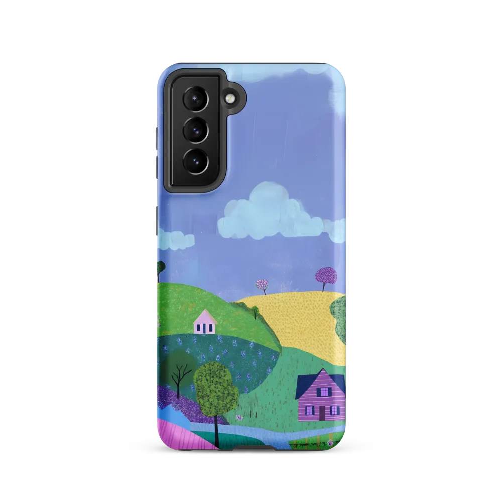 Whimsical Hills and Quaint Homes | Phone Case |  S21 | Tough Case | Matte