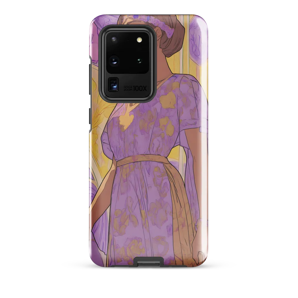 Elegance in Floral Harmony | Phone Case |  S20 Ultra | Tough Case | Glossy