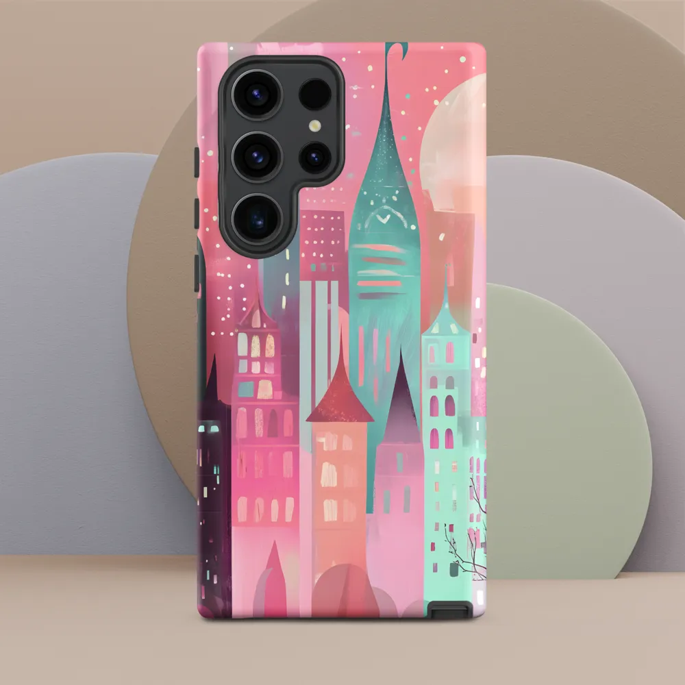 Whimsical City at Dusk