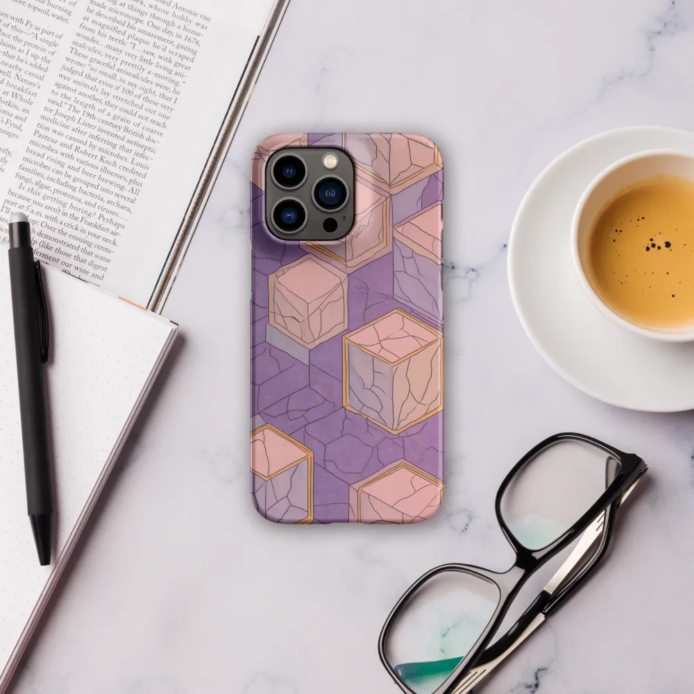Cubist Echoes | Phone Case |  14 Pro Max | Snap Case | Matte