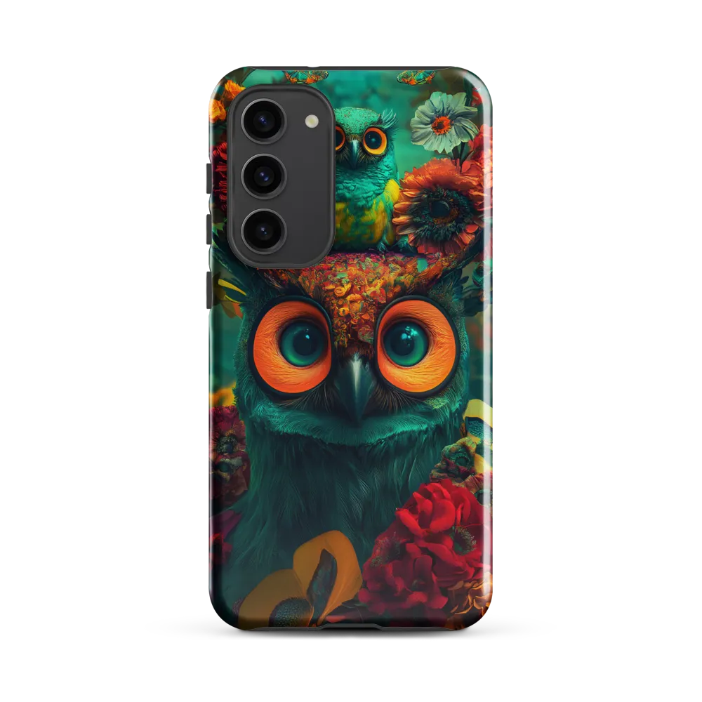 Majestic Harmony: The Floral Owl
