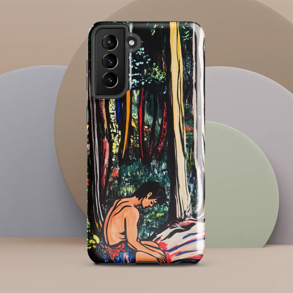 Contemplation in Nature | Phone Case |  S21 Plus | Tough Case | Glossy