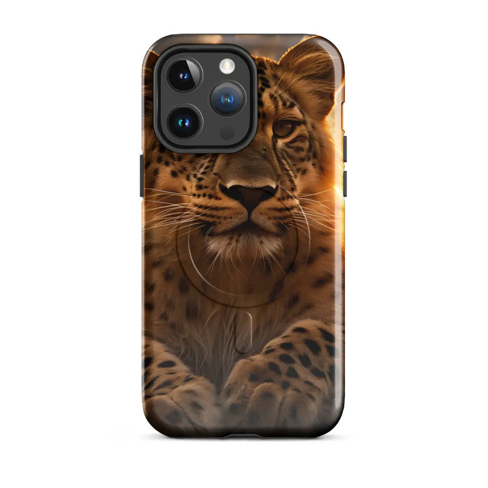 Regal Presence: The Leopard at Sunset