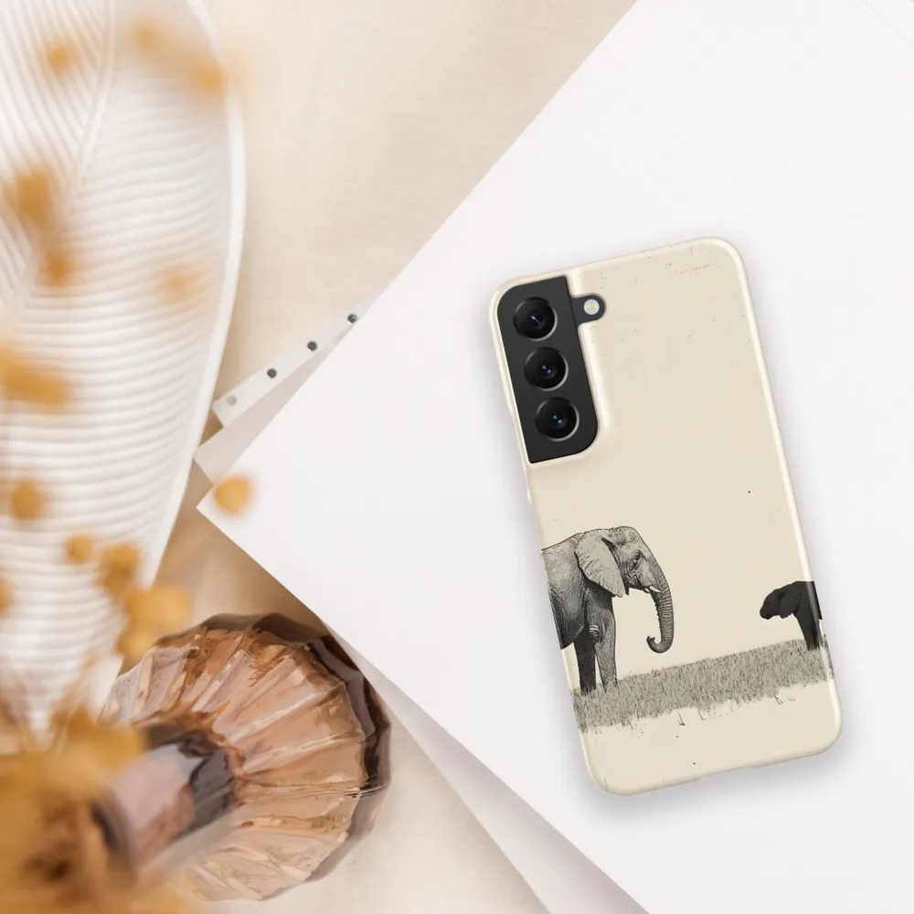 Contrasting Companions | Phone Case |  S22 | Snap Case | Matte