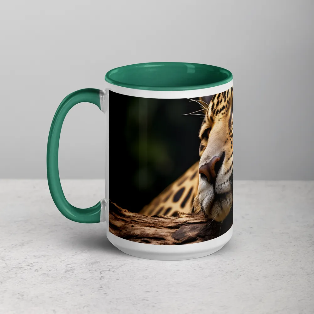 Tranquil Majesty: The Resting Leopard