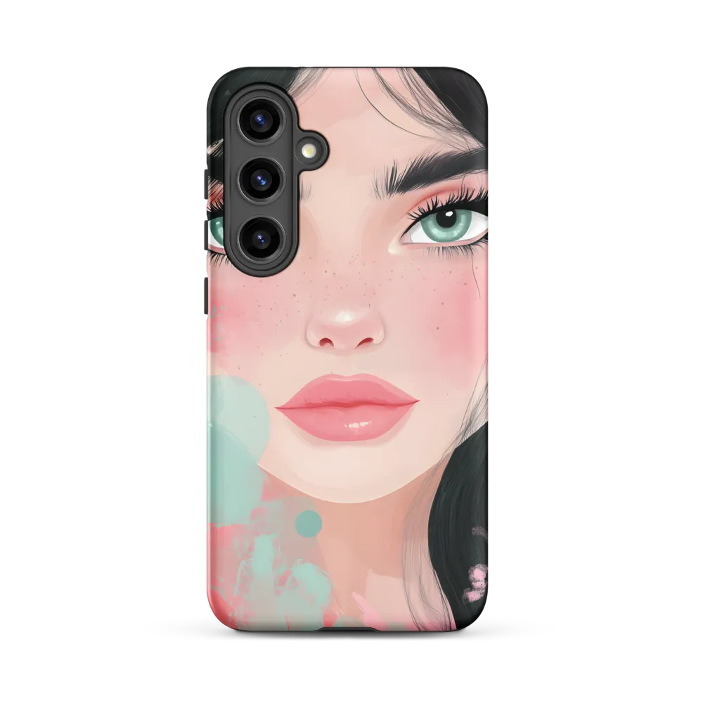 Dreamy Serenity: Portrait of a Young Woman