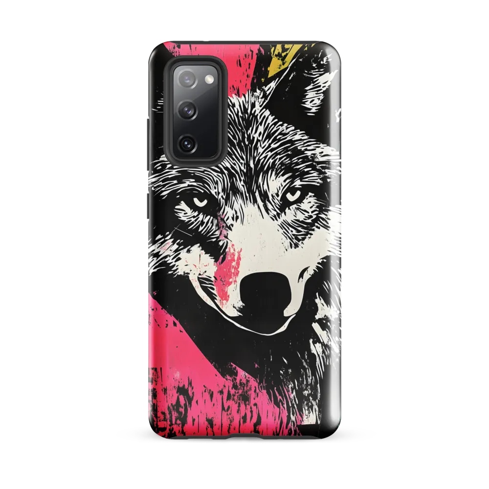 Intense Gaze of the Wolf