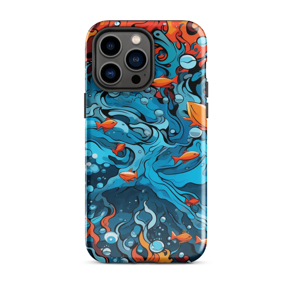 Fluid Harmony: Ocean and Flames