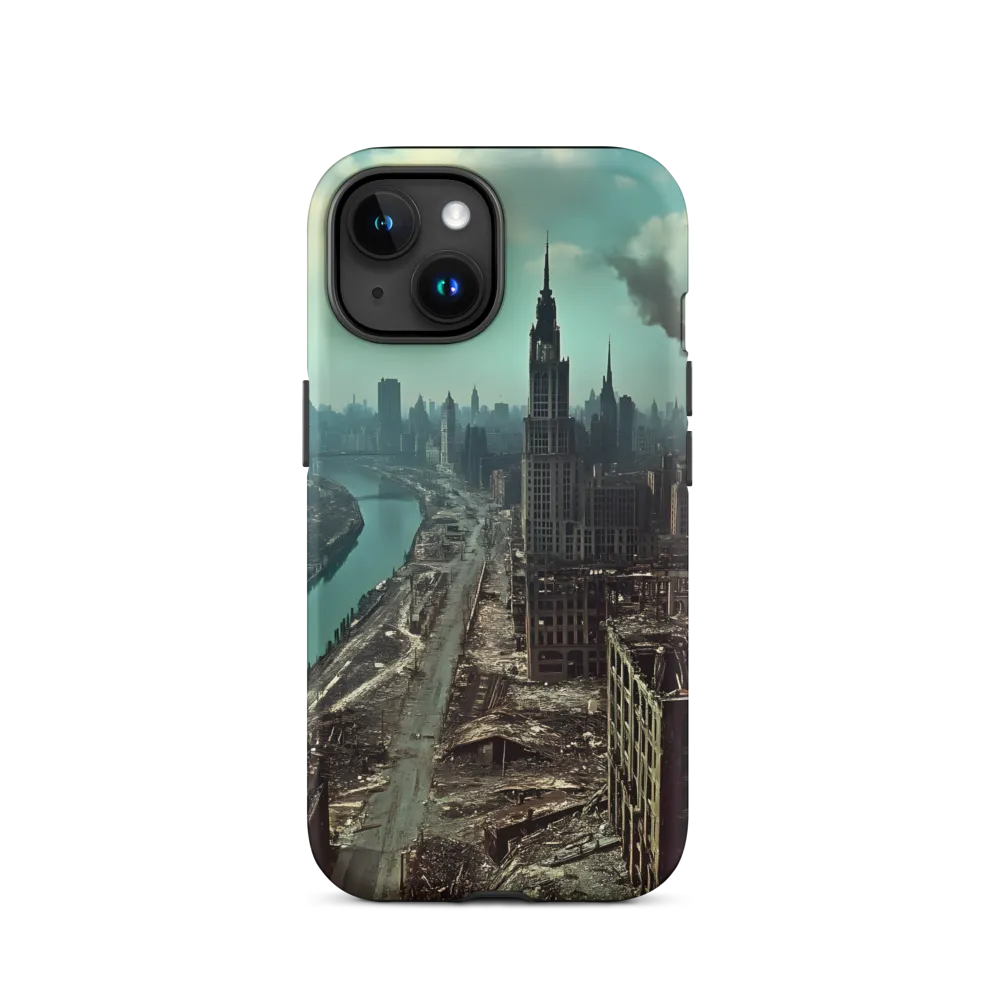 Urban Ruins: A Futuristic Reflection | Phone Case |  15 | Tough Case | Matte