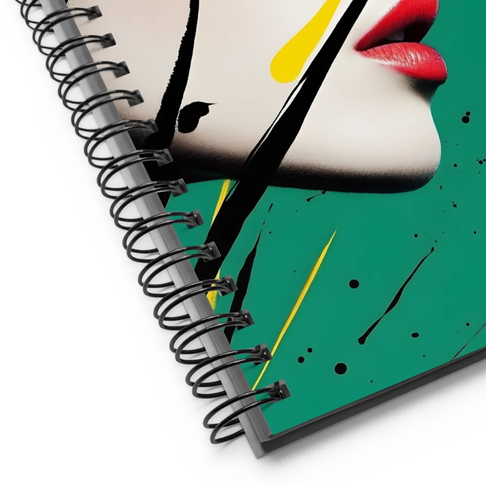 Whispers of Elegance and Boldness | Spiral Notebook