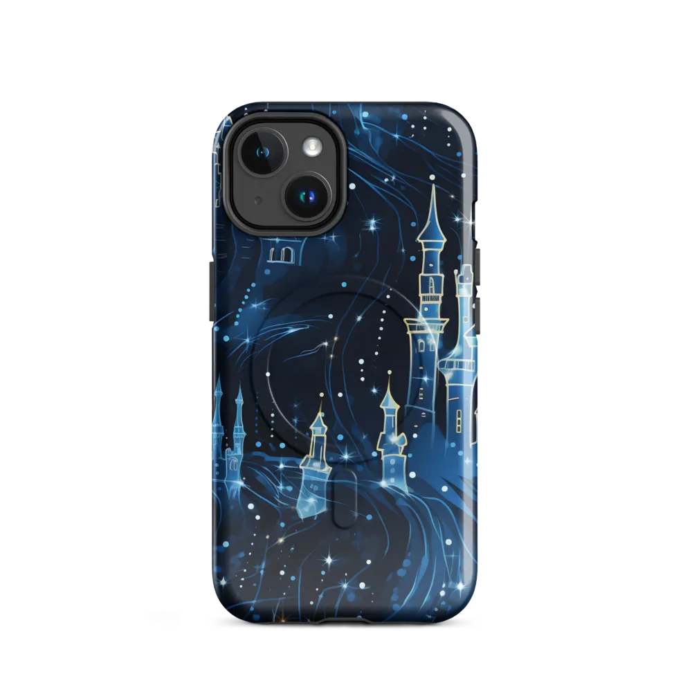 Dreamy Castles in a Starry Sky | Phone Case |  14 | MagSafe® Tough Case | Glossy