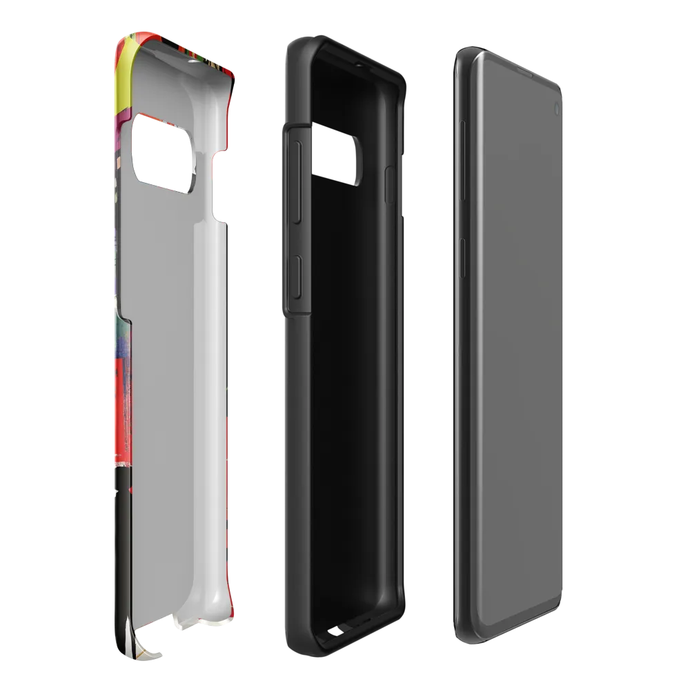 Urban Echoes: A Futuristic Reverie | Phone Case |  S10 Plus | Tough Case | Glossy