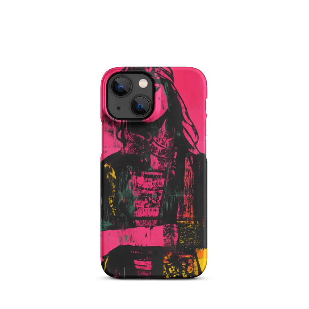 Magenta Screenprint: Woman in a Cap