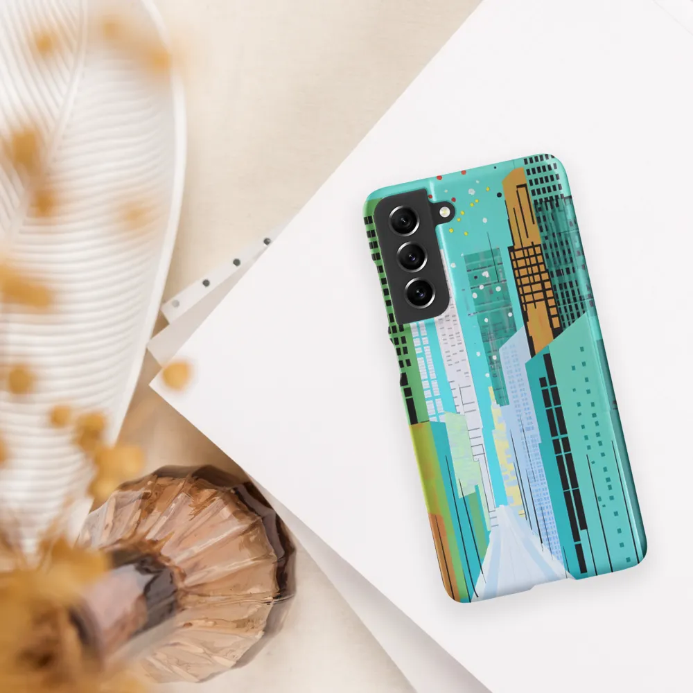 Urban Symphony in Turquoise