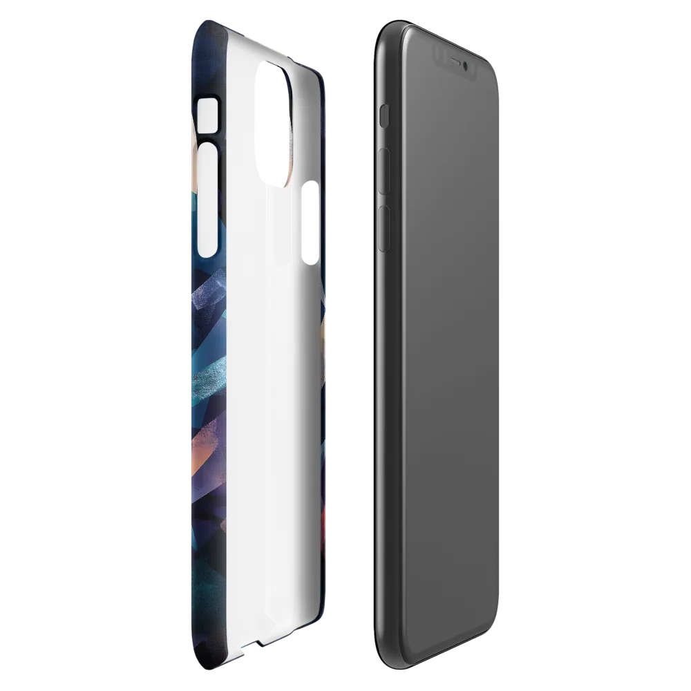 Luminous Peaks: A Geometric Reverie | Phone Case |  11 Pro Max | Snap Case | Matte