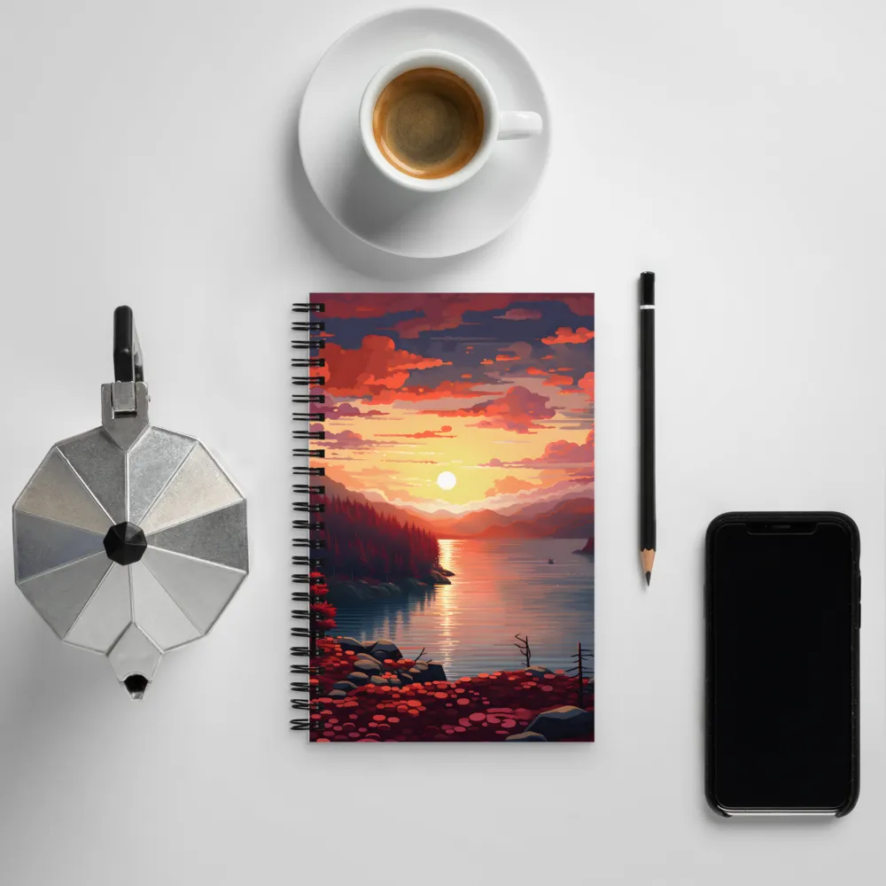 Serenity at Dusk | Spiral Notebook