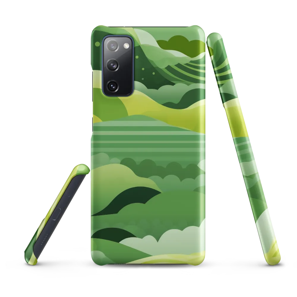 Tranquility in Green Waves