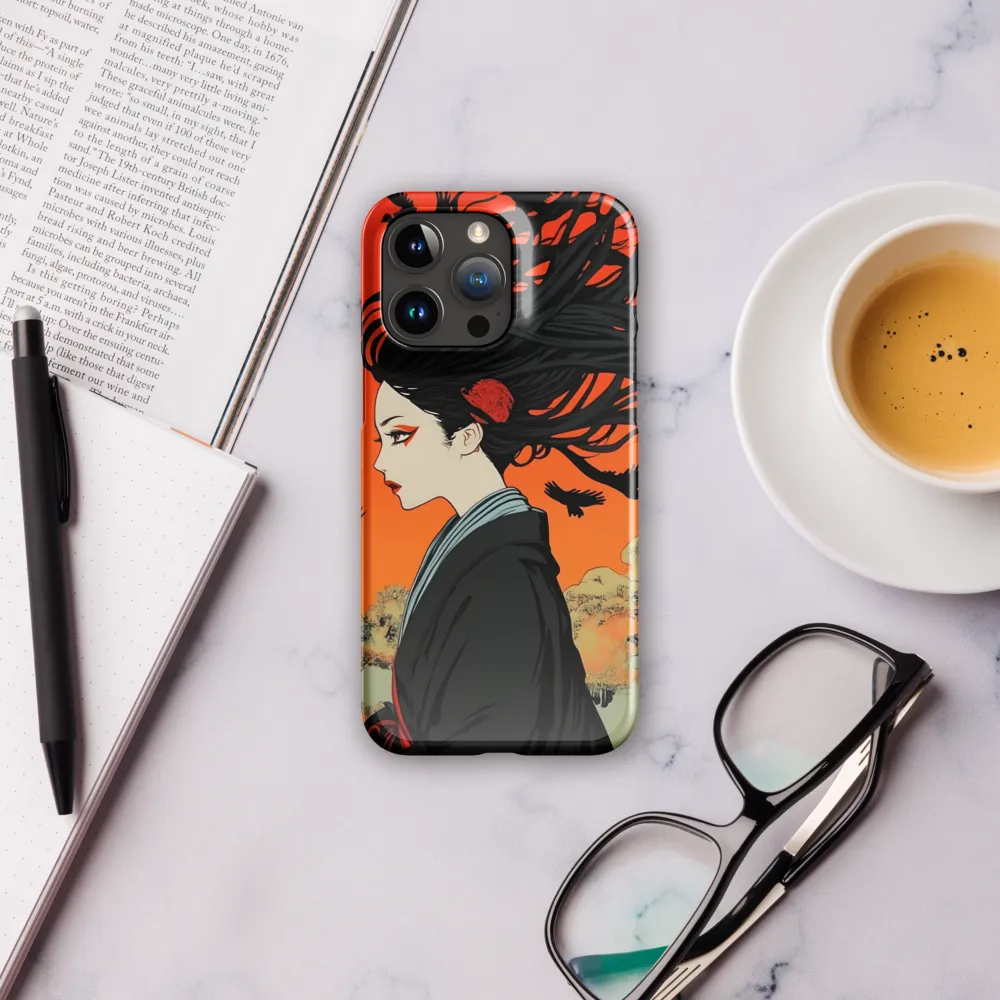 Whispers of Shadows | Phone Case |  15 Pro Max | Snap Case | Glossy