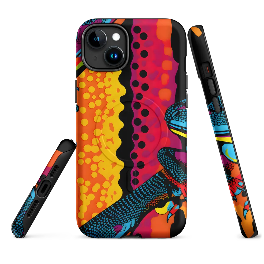 Colorful Encounters: The Playful Geckos