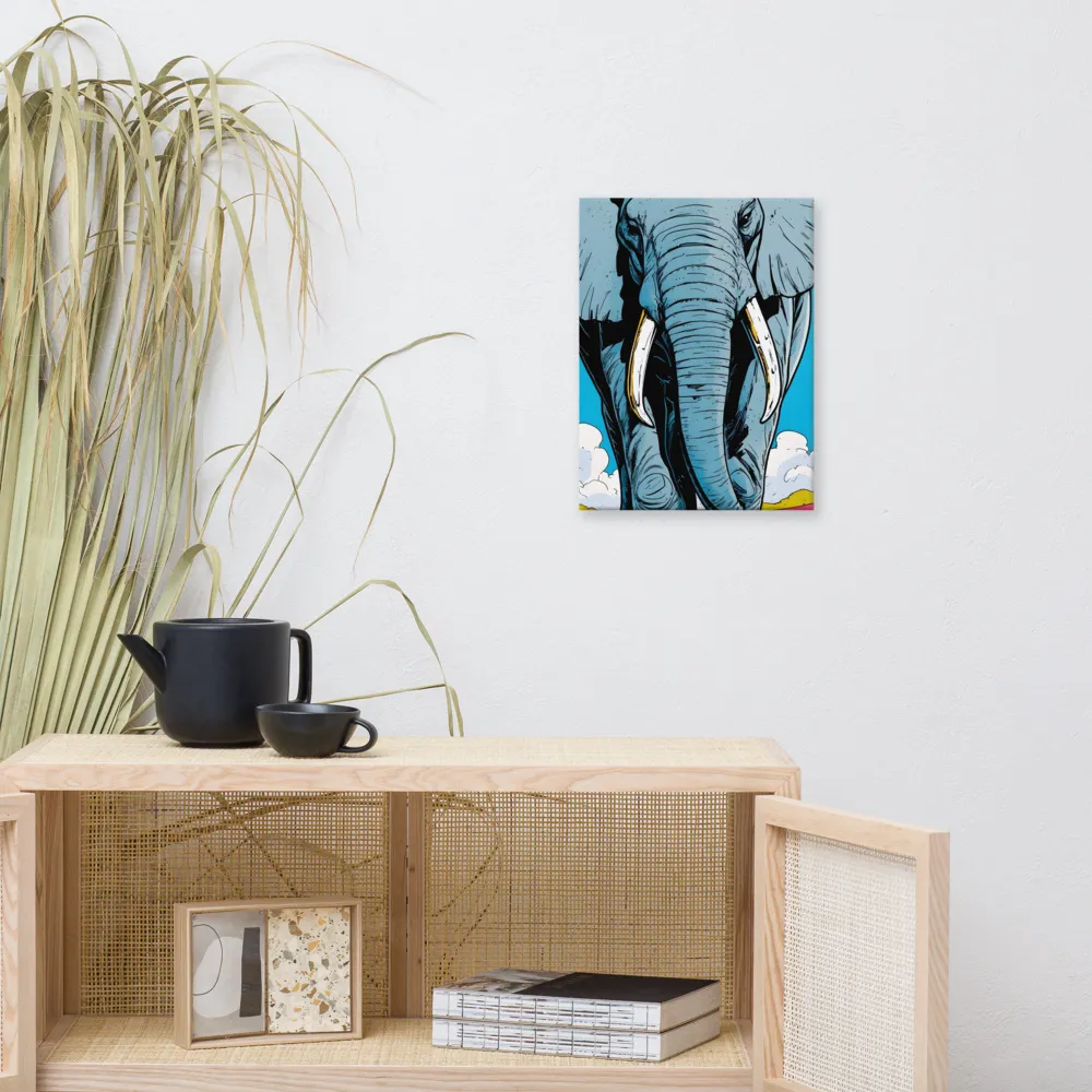 Majestic Presence: The Elephant | Canvas | 12″×16″