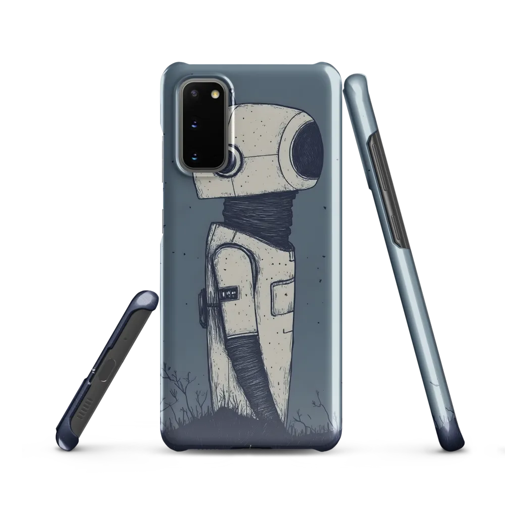 Contemplative Robot in a Barren Landscape
