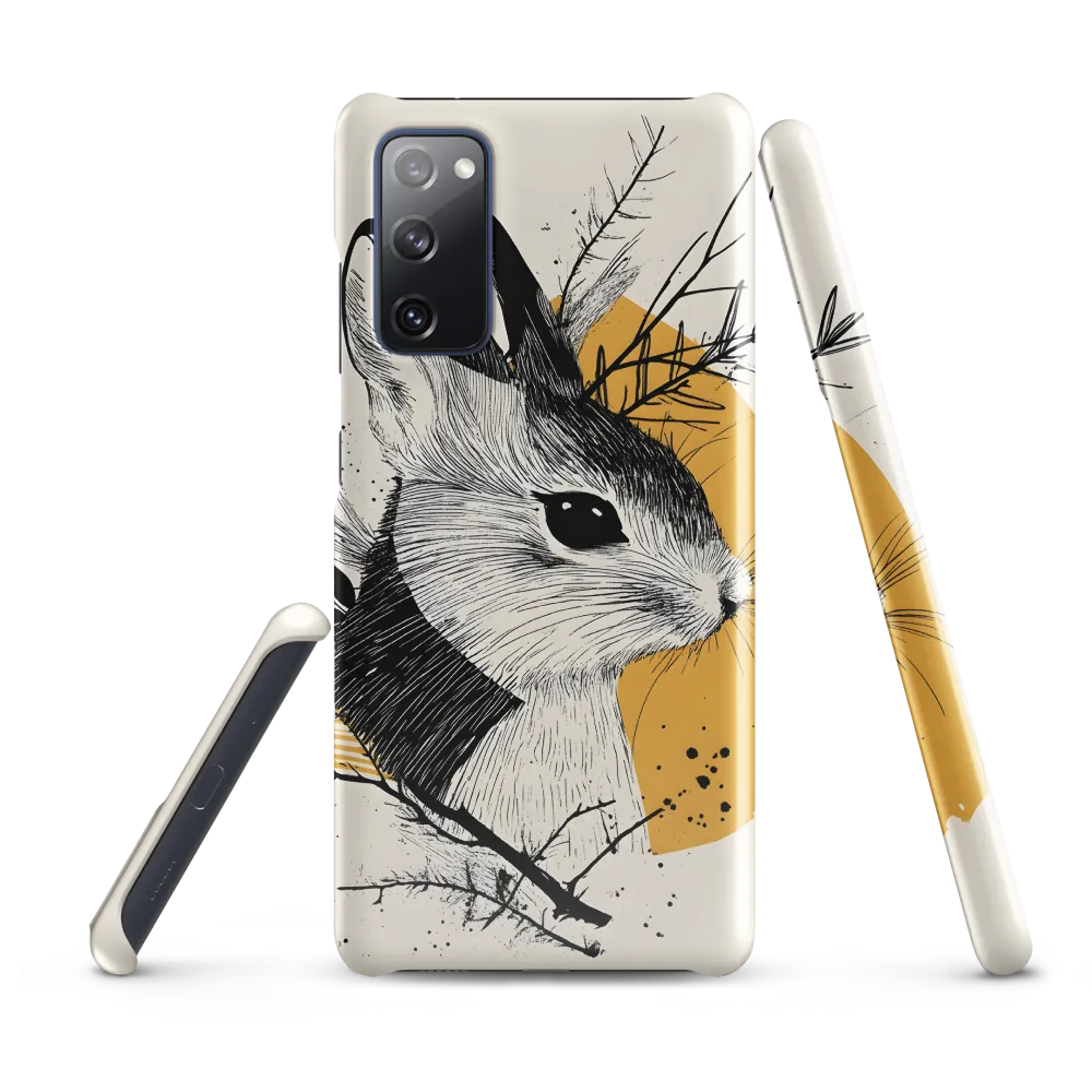 Ethereal Rabbit: A Study in Line Art