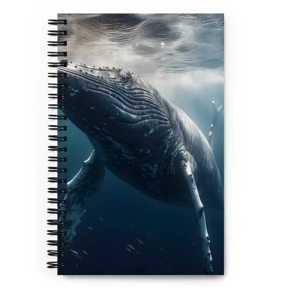 Graced by the Depths | Spiral Notebook