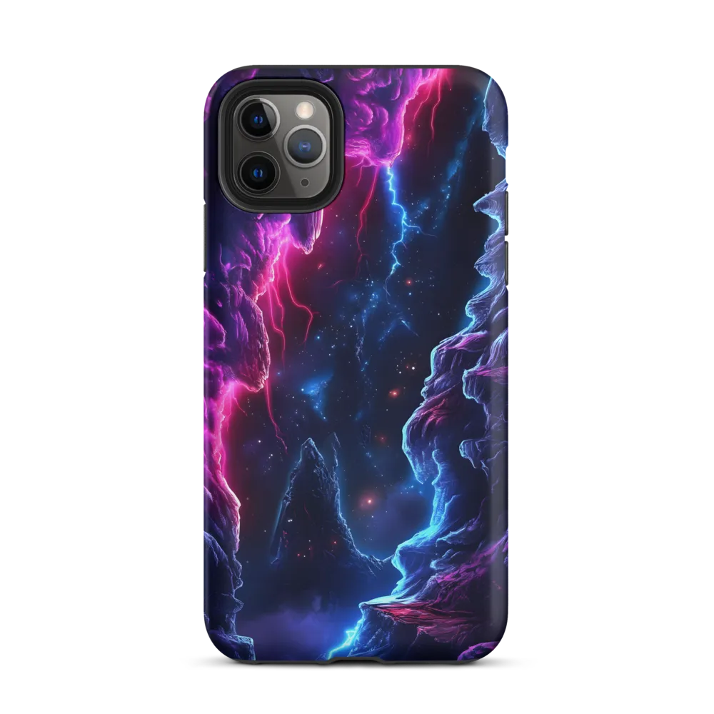 Neon Rift Between Stars