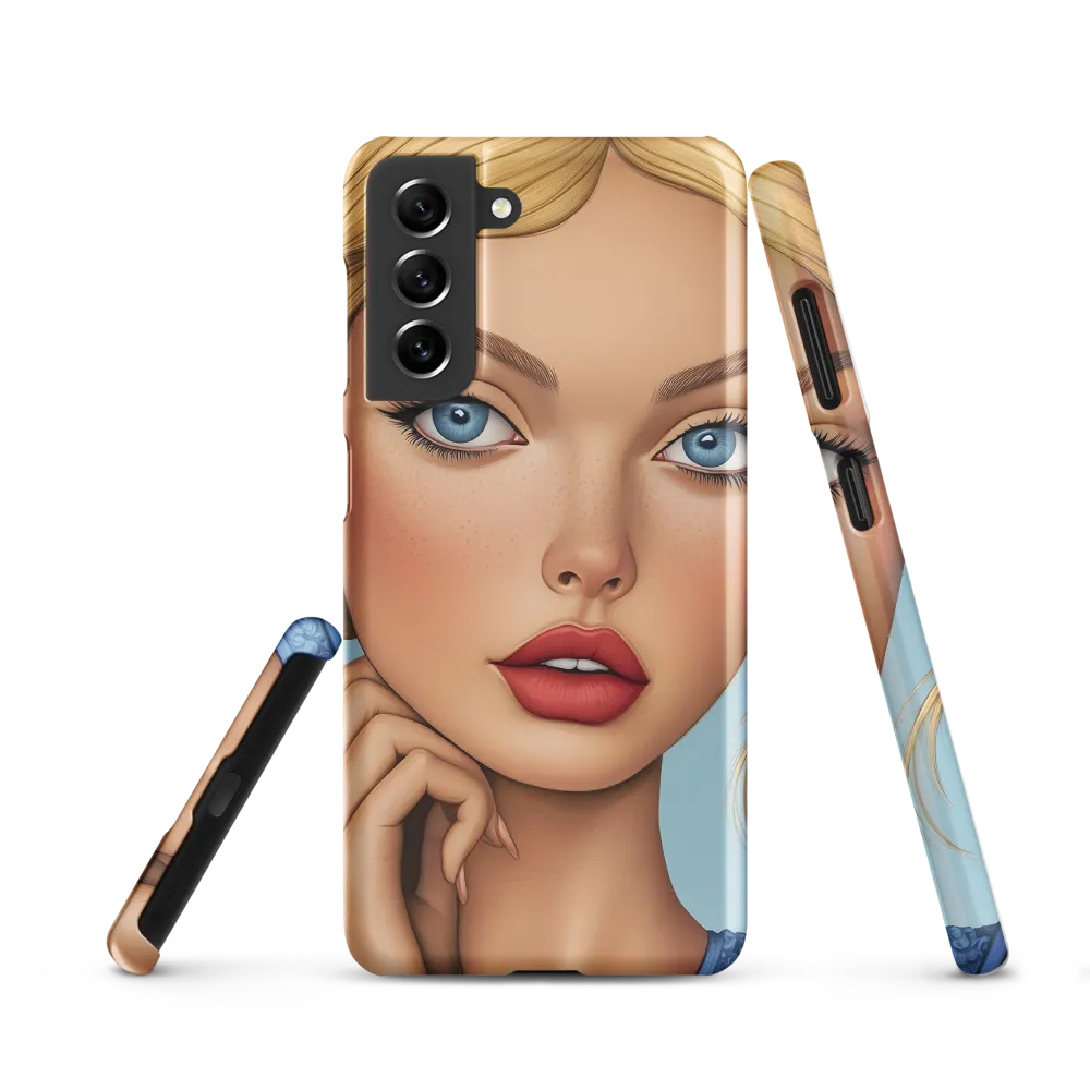 Serenity in Blue | Phone Case |  S21 | Snap Case | Matte