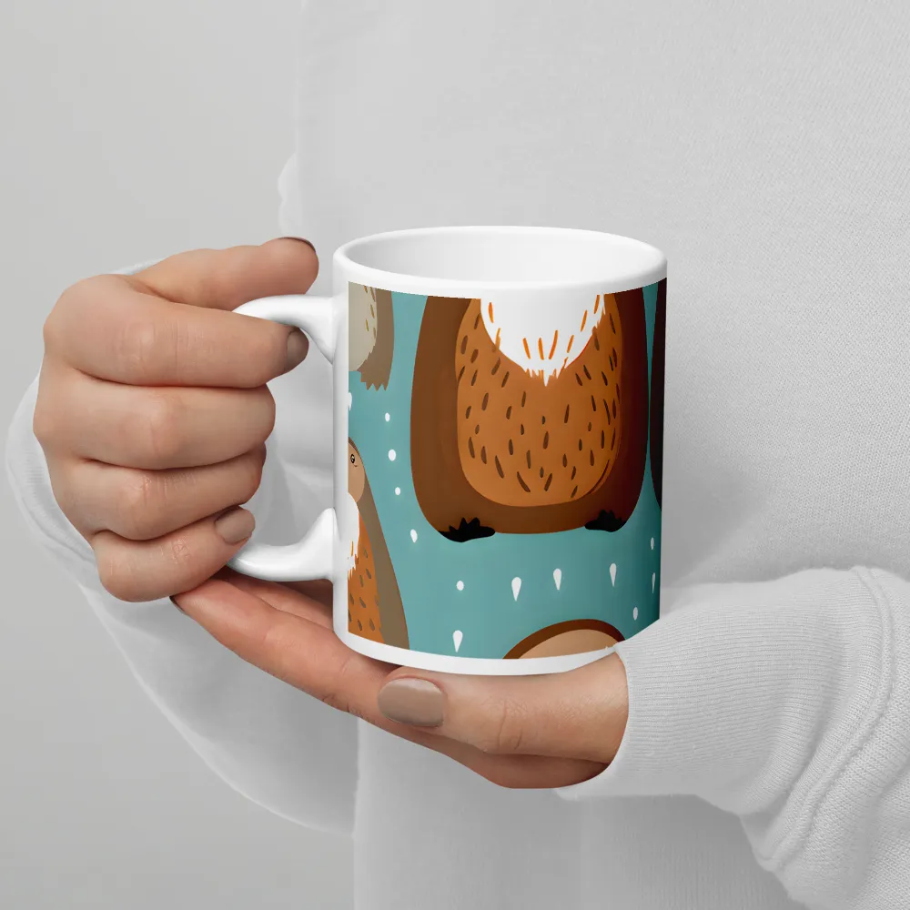 Whimsical Otter Pattern | Mugs | Multiple Sizes & Colors