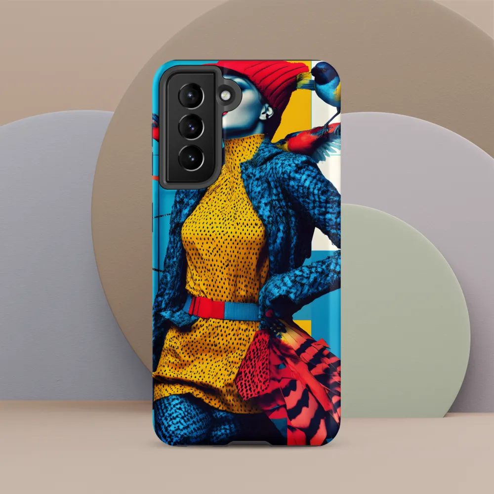 Vibrant Fusion of Nature and Fashion