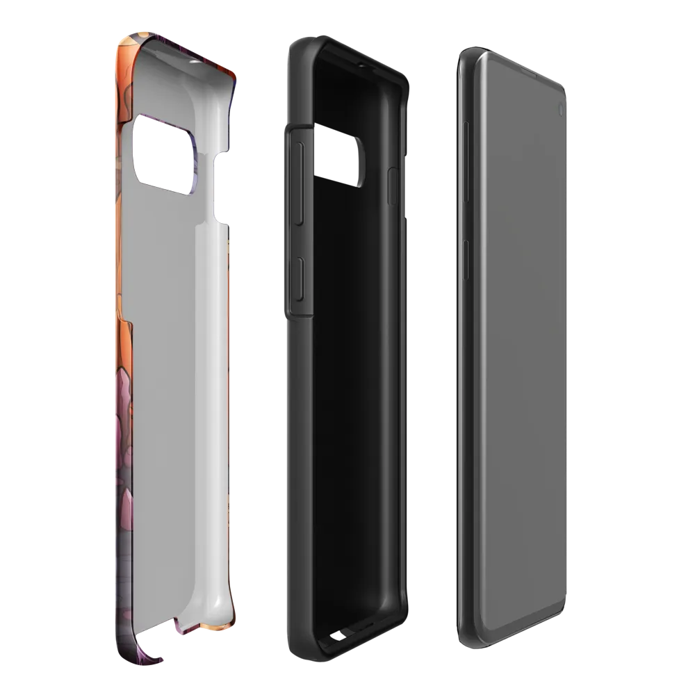 Vibrant Rockscape: A Digital Odyssey | Phone Case |  S10 Plus | Tough Case | Glossy