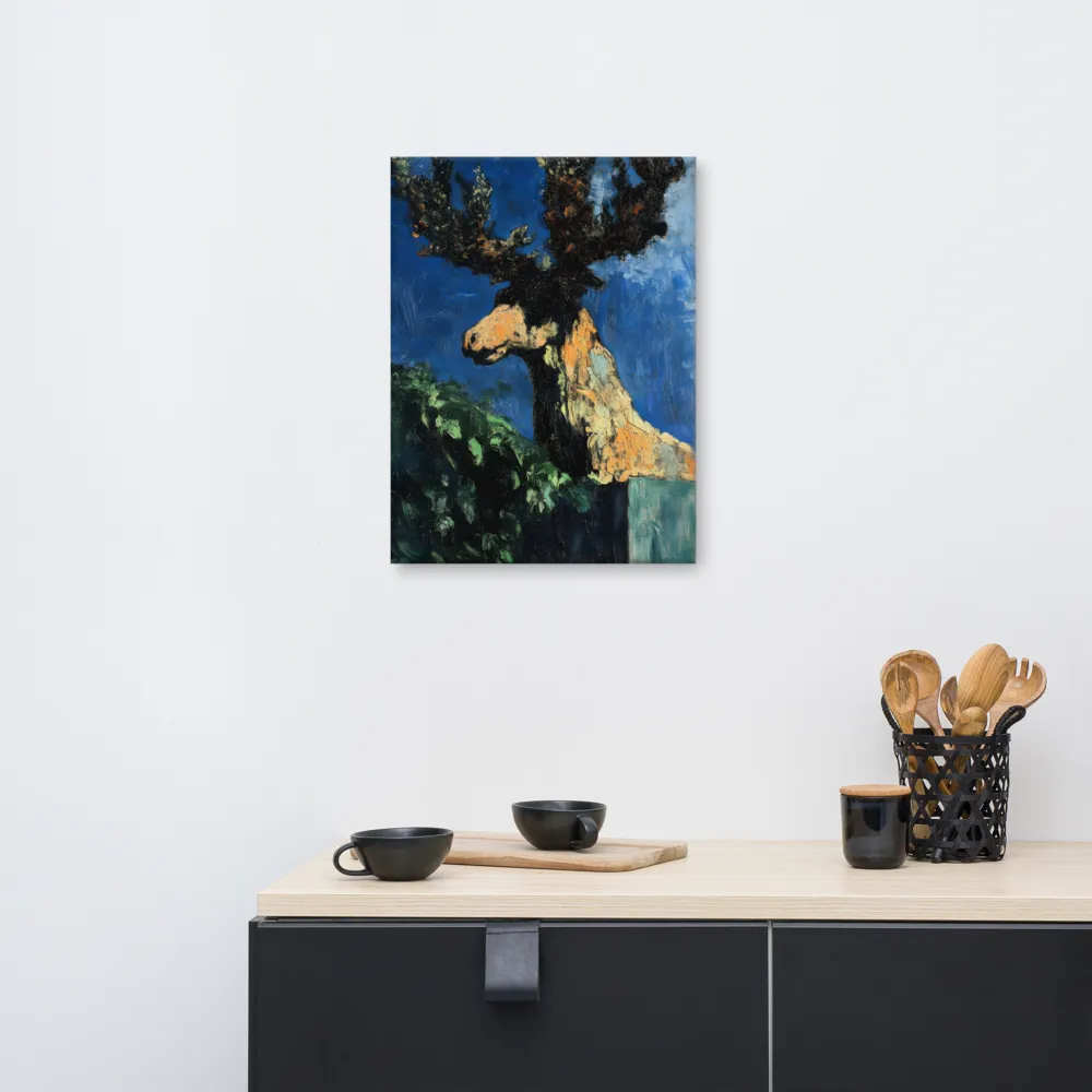 The Majestic Deer in Nature | Canvas | 18″×24″