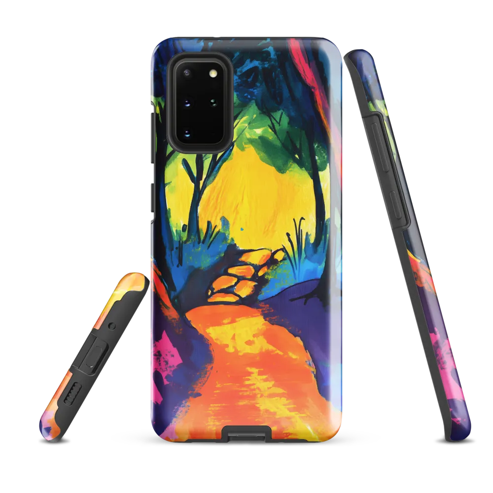 Path Through a Vibrant Forest